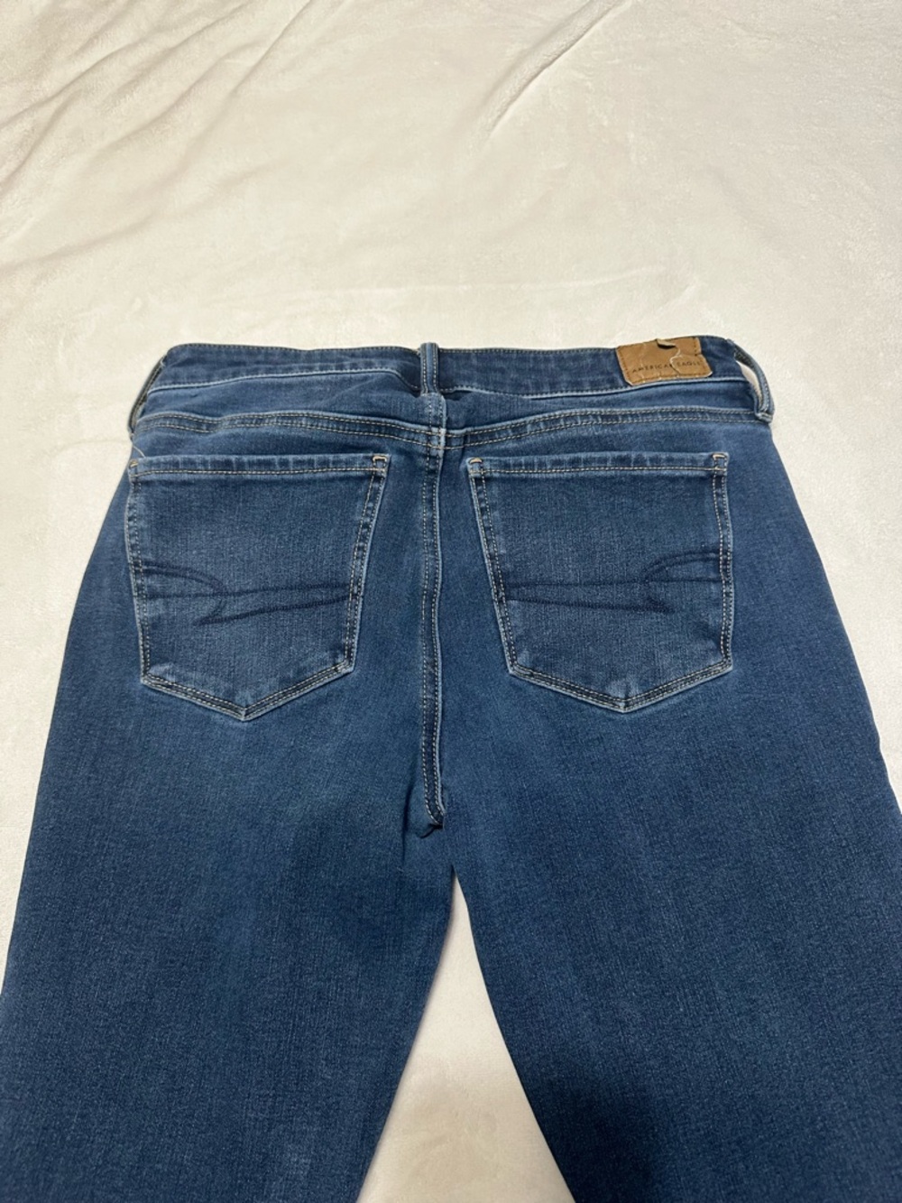 American Eagle Outfitters Women's  Blue Skinny Jeans